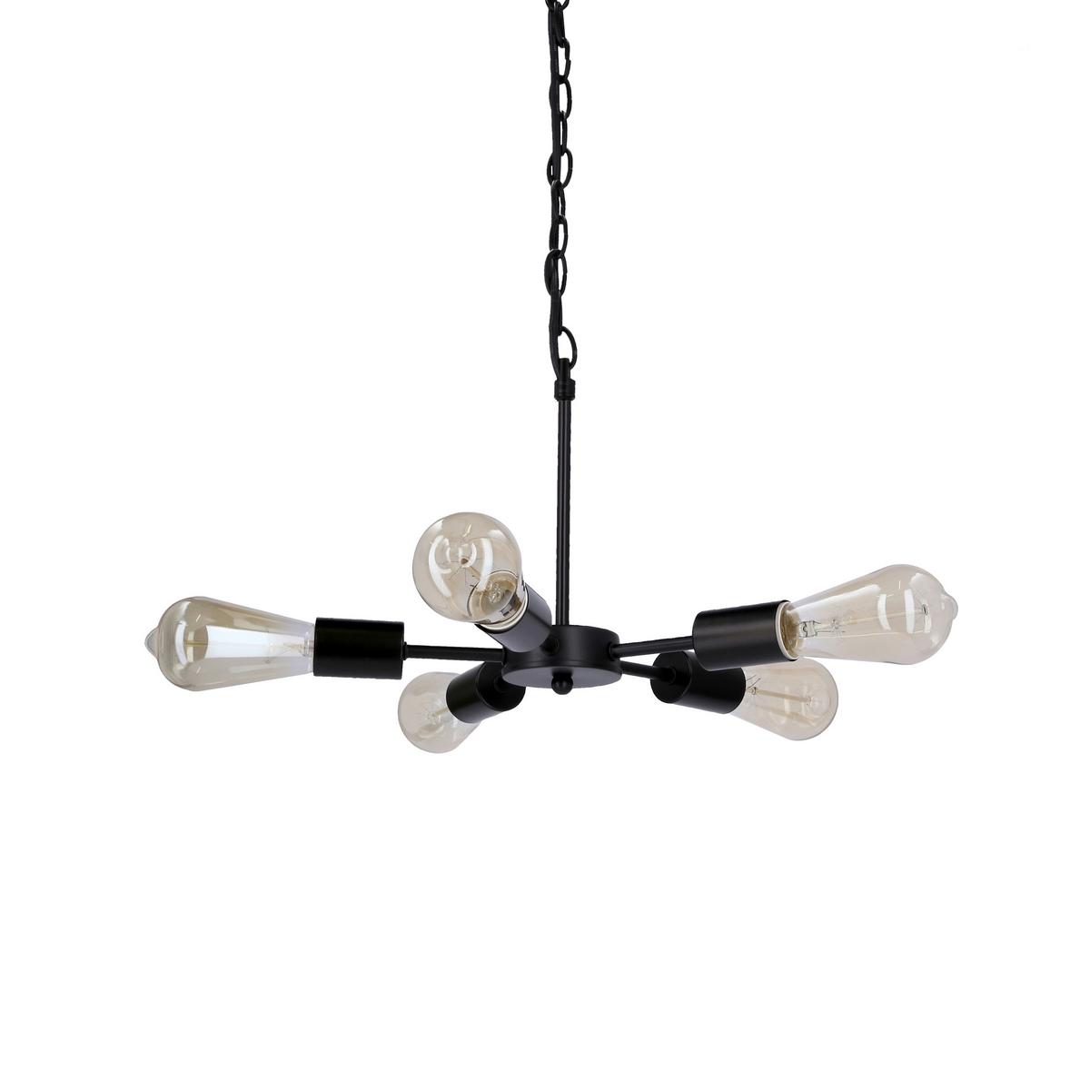 Svjetiljka Viseća 35-09388 Sparta - crna, Design, metal (36/36/105cm)
