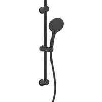 ZESTAW NATRYSKOWY 64926 - czarny, Basics, tworzywo sztuczne/metal (11,2/70/13cm) - Schütte