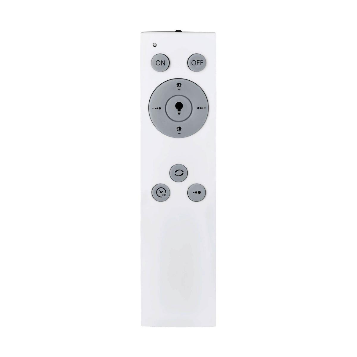 Led-deckenleuchte 900598_lanciano 1 - Weiss/Braun, Basics, Holz/Kunststoff (38/7cm) - Eglo