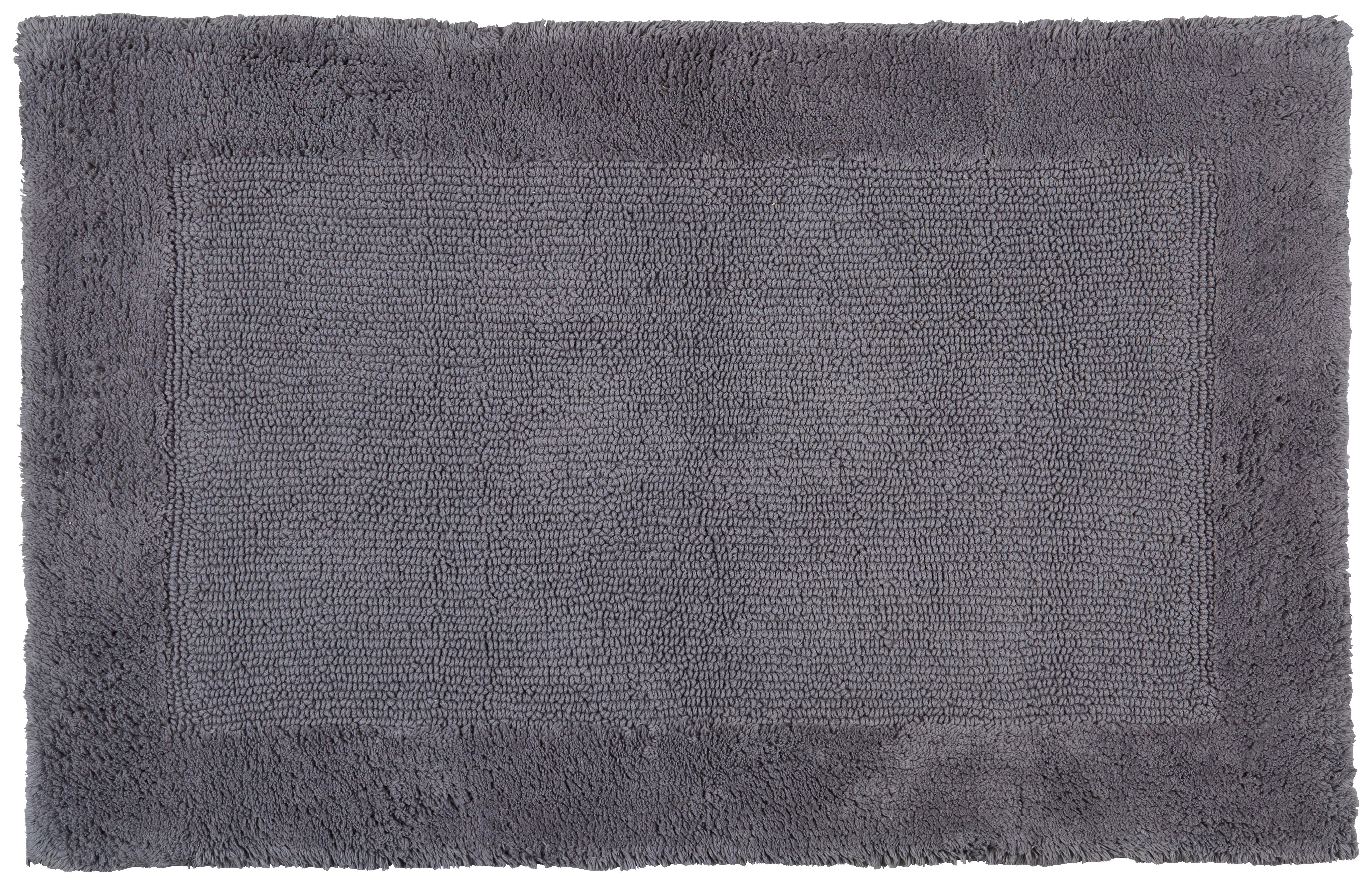 Fürdőszobaszőnyeg Karen - antracit, Konventionell, textil (60/100cm) - Premium Living