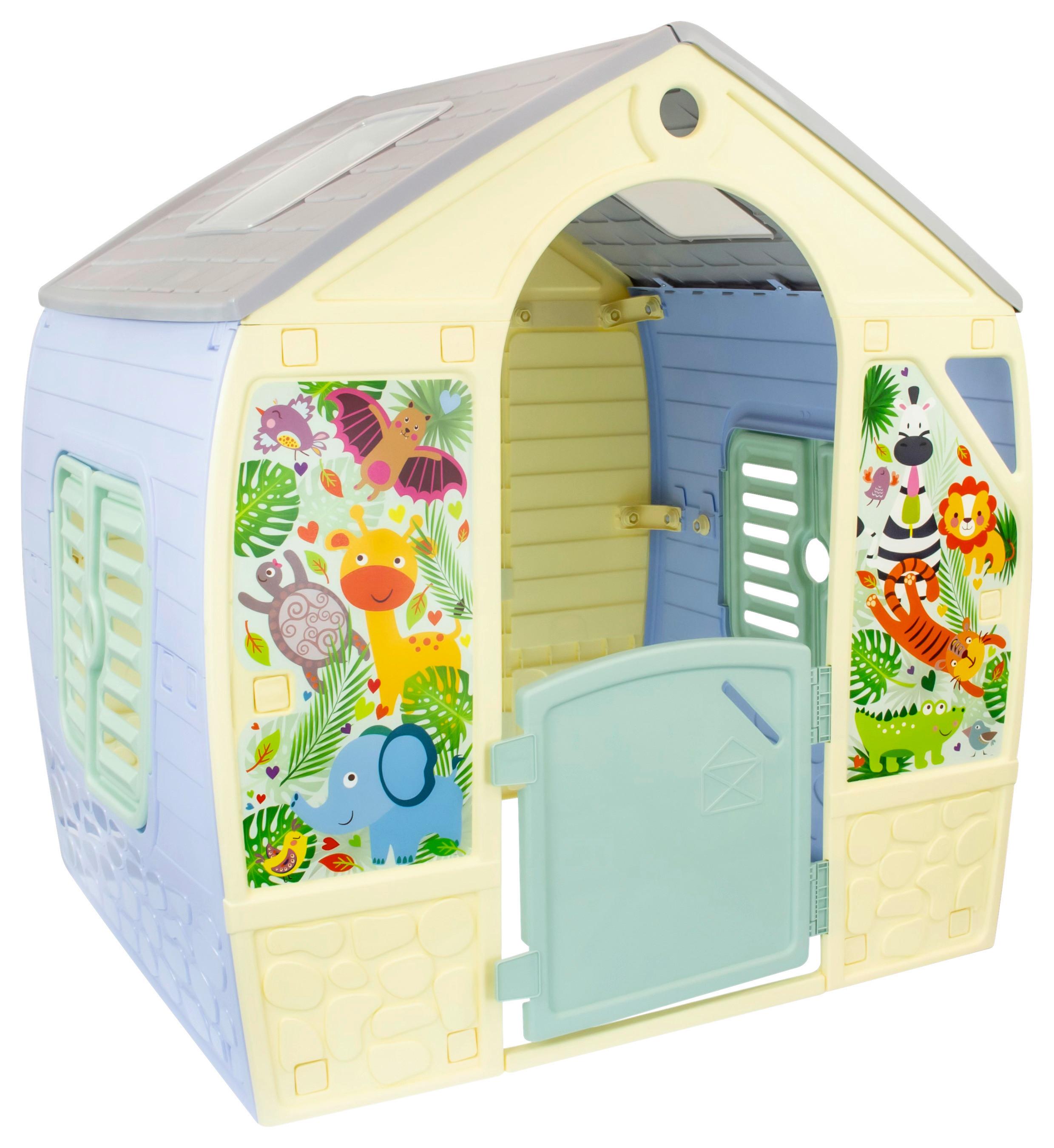 Spielhaus Happy House Multicolor - Multicolor, KONVENTIONELL, Kunststoff (102/108/88cm)