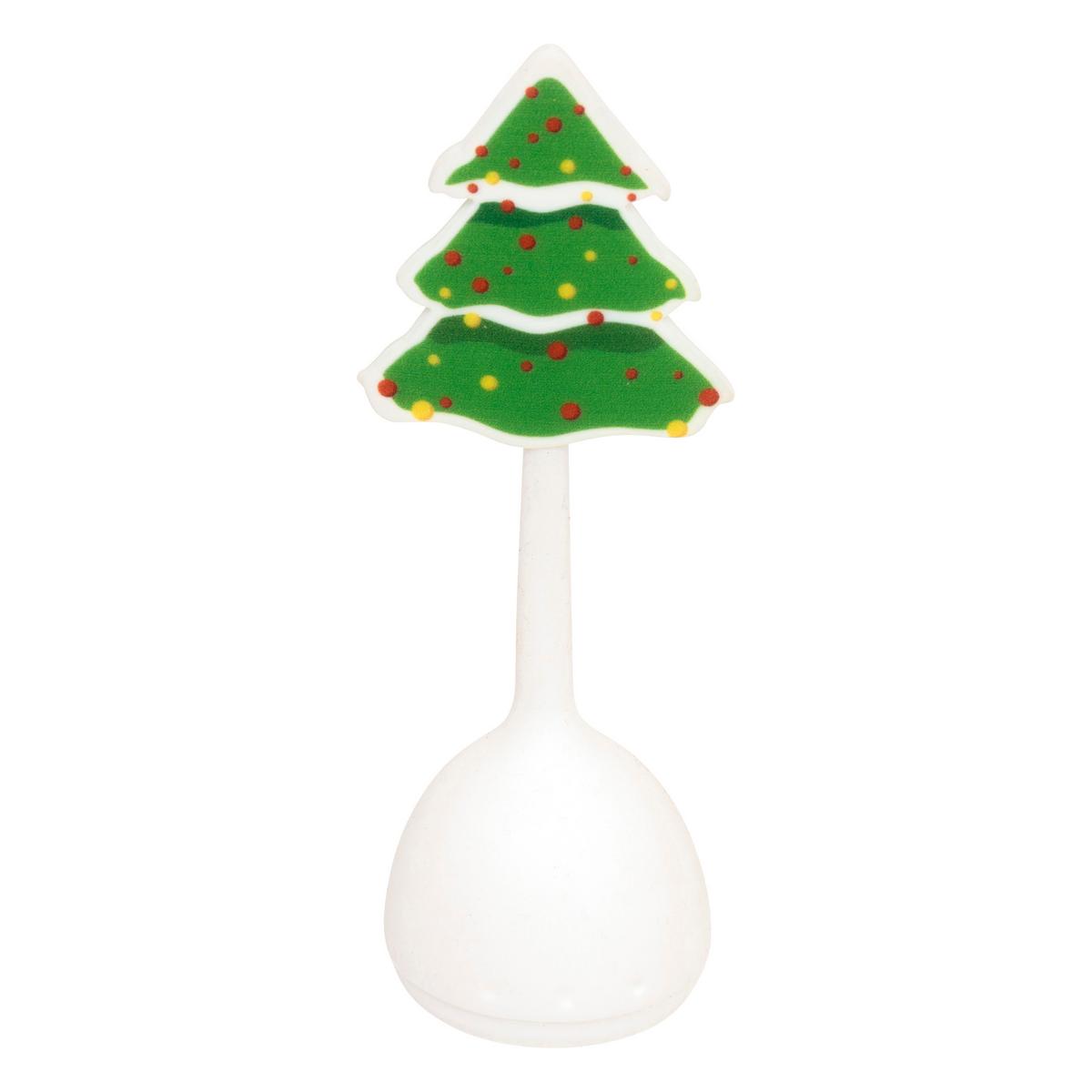 Strecurătoare pentru ceai Xmas - verde/roșu, Konventionell, plastic/metal (4/15,7cm)