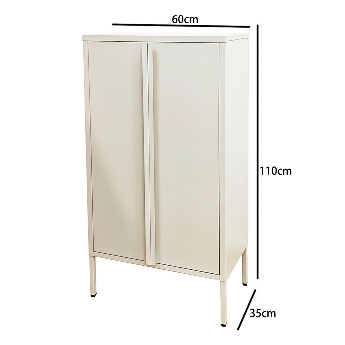 SCHRANK FLOYD -STUDIO- - Beige, Modern, Metall (60mm) - Mömax