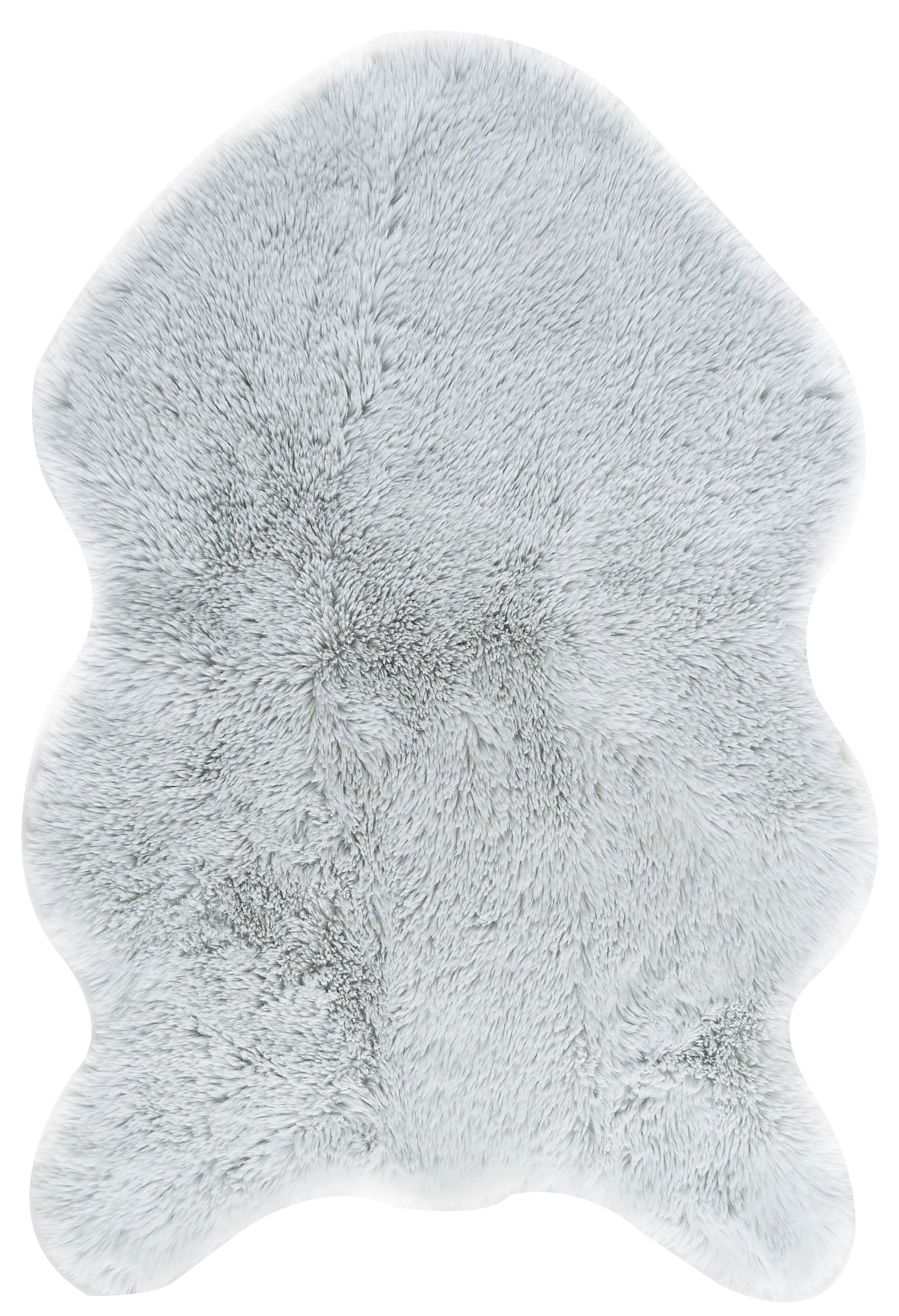Kunstfell Lucia in Hellgrau ca. 60x90cm - Hellgrau, ROMANTIK / LANDHAUS, Textil (60/90cm) - Mömax