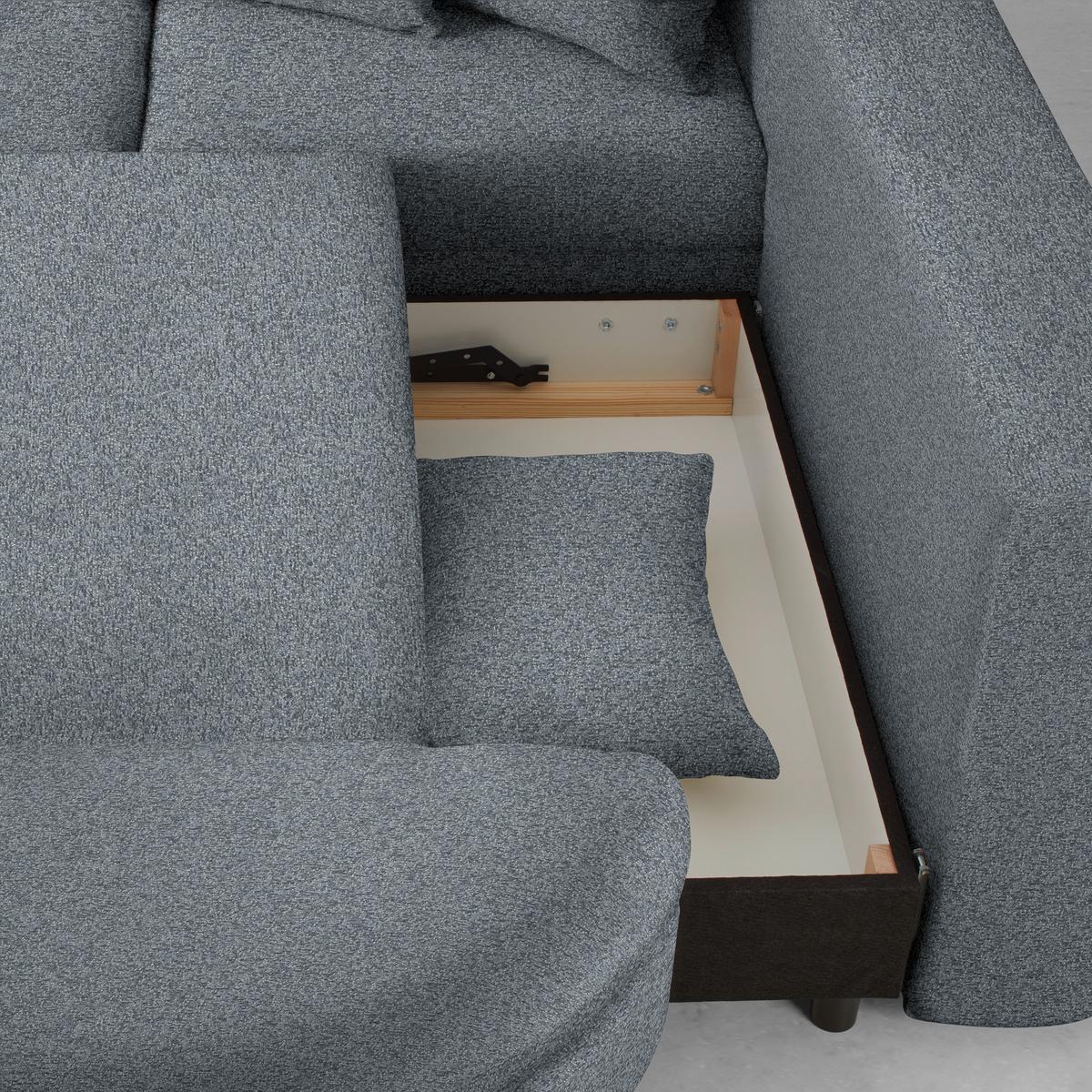 Ecksofa Axel Grau - Schwarz/Grau, MODERN, Textil/Metall (291/87/250cm) - Mömax