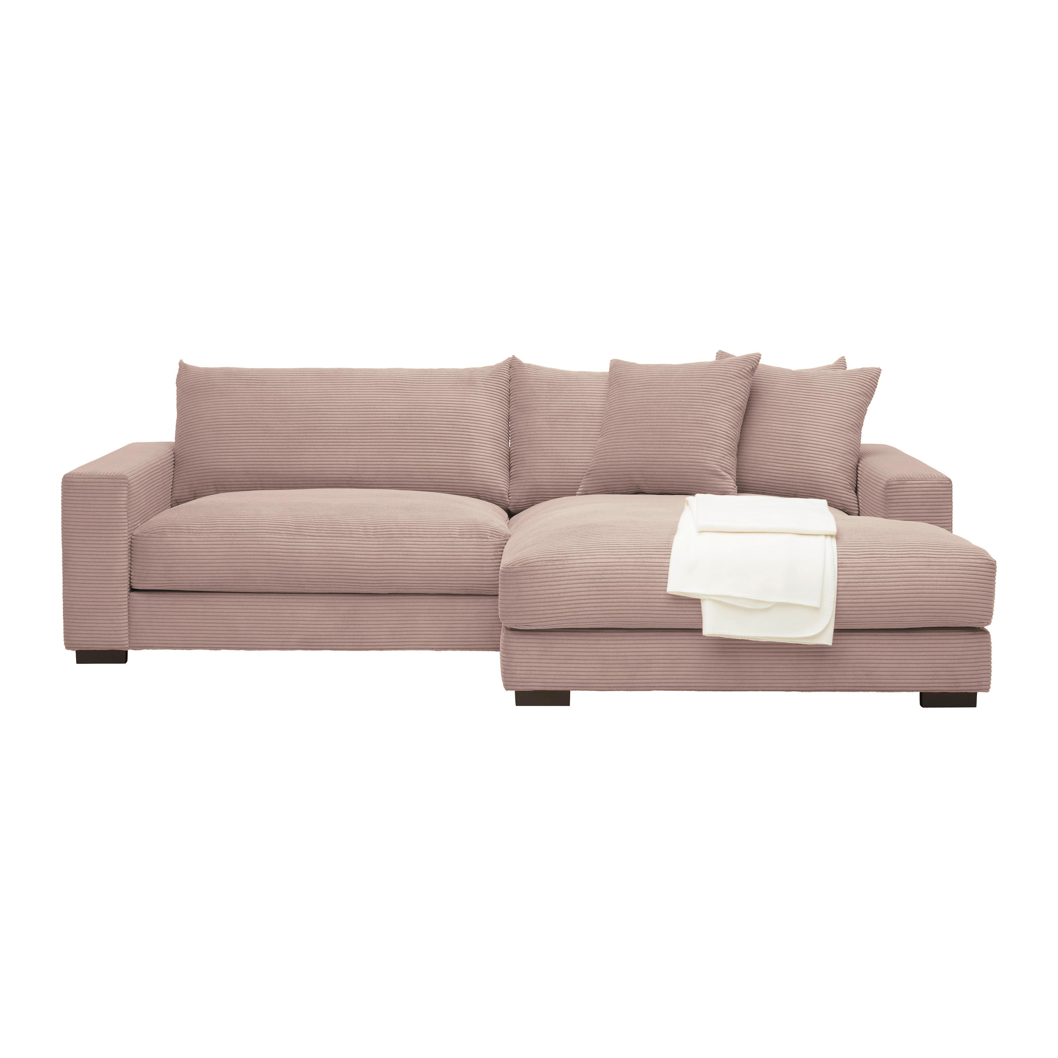 Wohnlandschaft Pedro in Rosa - Rosa, MODERN, Textil (265/180cm) - Mömax