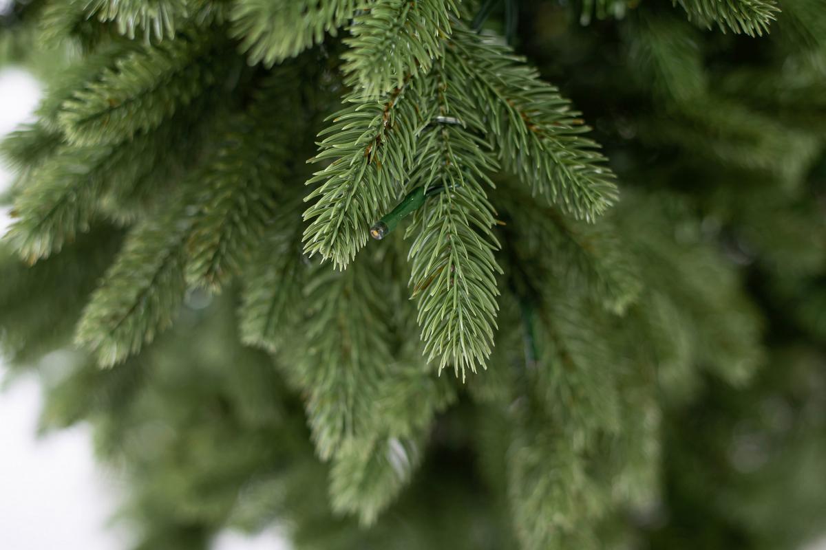 Weihnachtsbaum Roswell Grün H: ca. 150cm - Grün, Basics, Kunststoff (101/150/101cm)