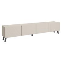 Lowboard Phuket Kashmir - Kaschmir/Beige, Design, Holzwerkstoff/Kunststoff (190/40/32cm) - P & B