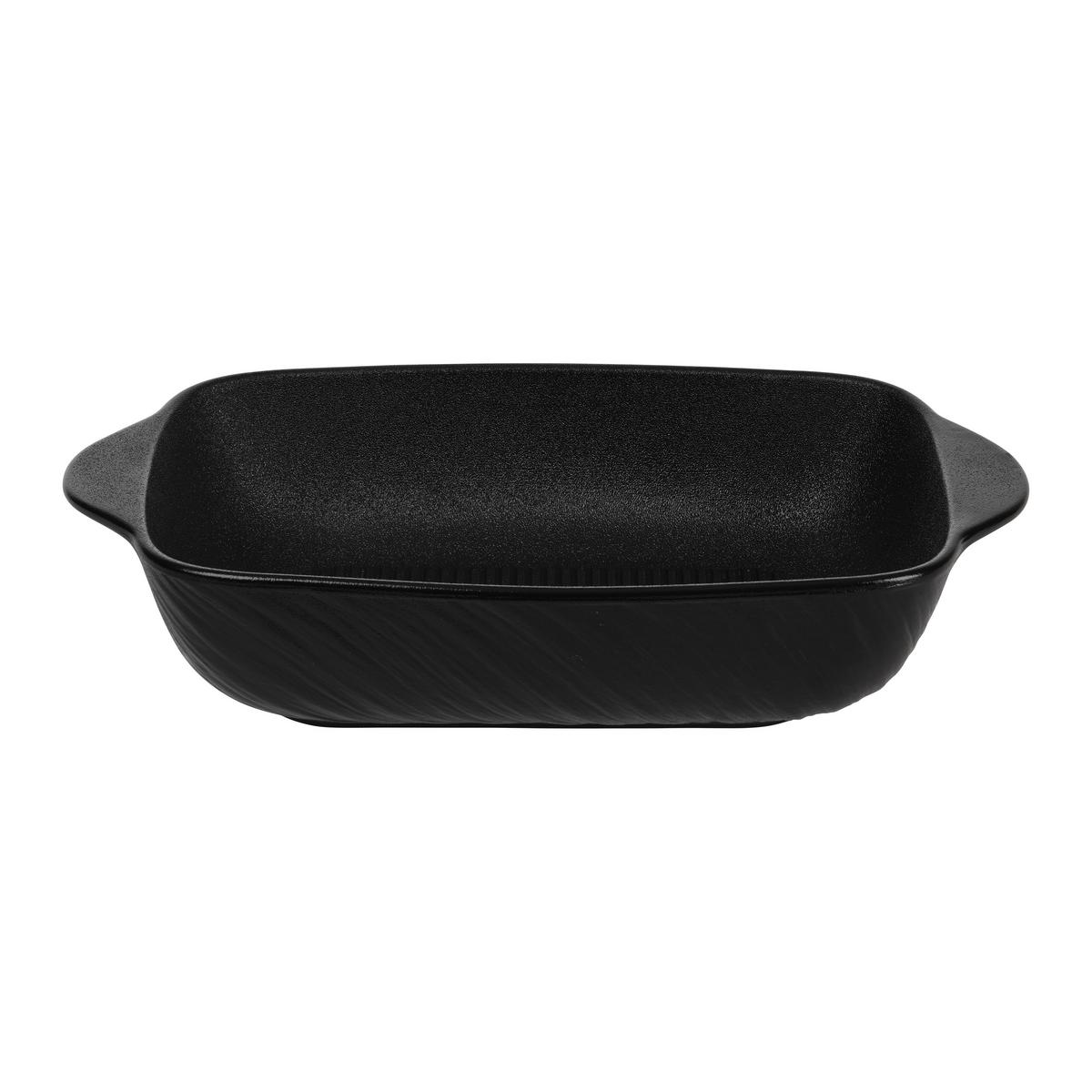 Sütőtál Ruki - L - fekete, Konventionell, kerámia (27.3/19.5/7cm) - Mömax