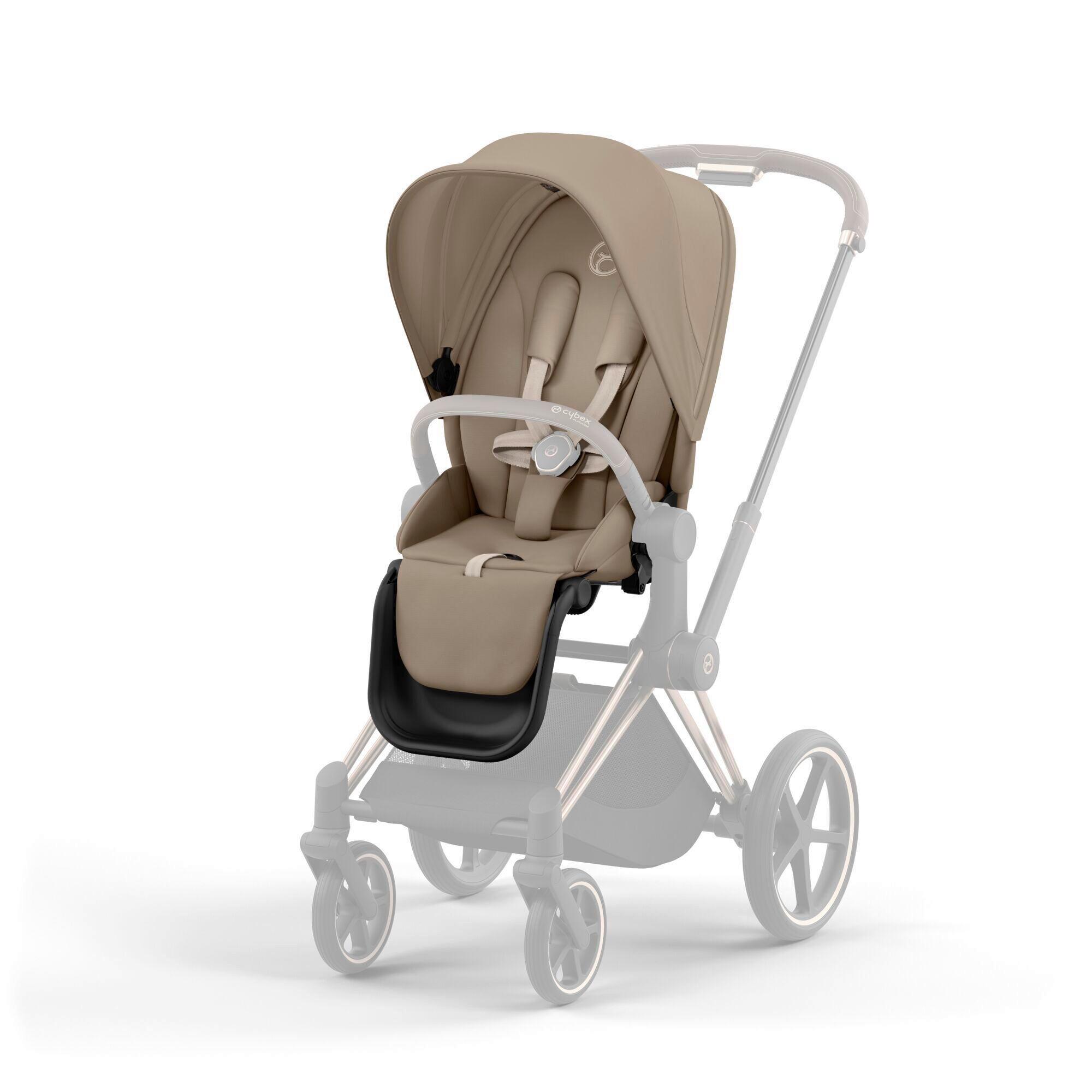 SIEDZISKO DO WÓZKA SPACEROWEGO PRIAM SEAT PACK - beżowy, Basics, tkanina (92/60/109cm) - cybex PLATINUM