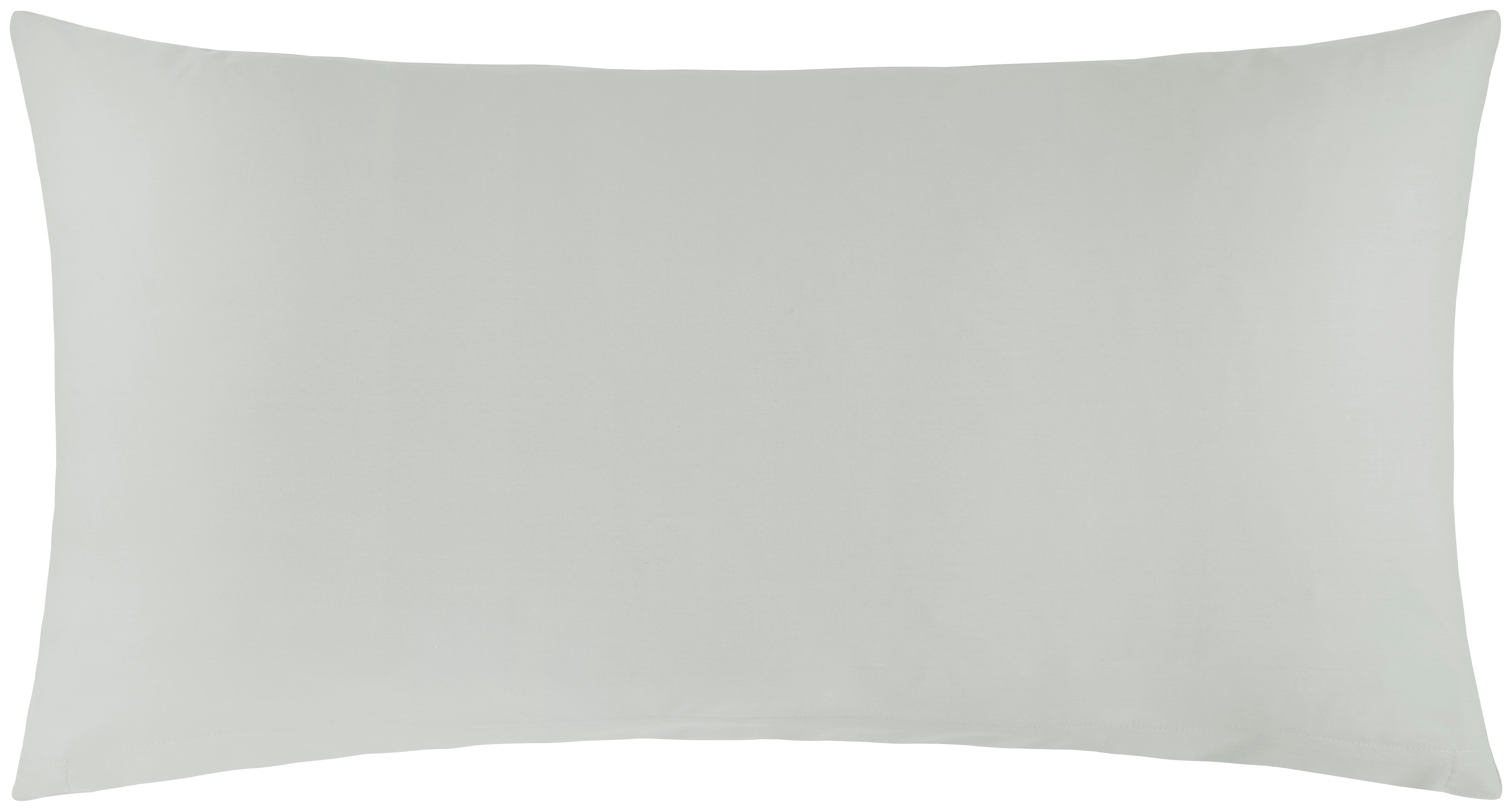 Kissenhülle Bio-Lisa Uni Grün ca. 40x80cm - Grün, MODERN, Textil (40/80cm) - ecoTree