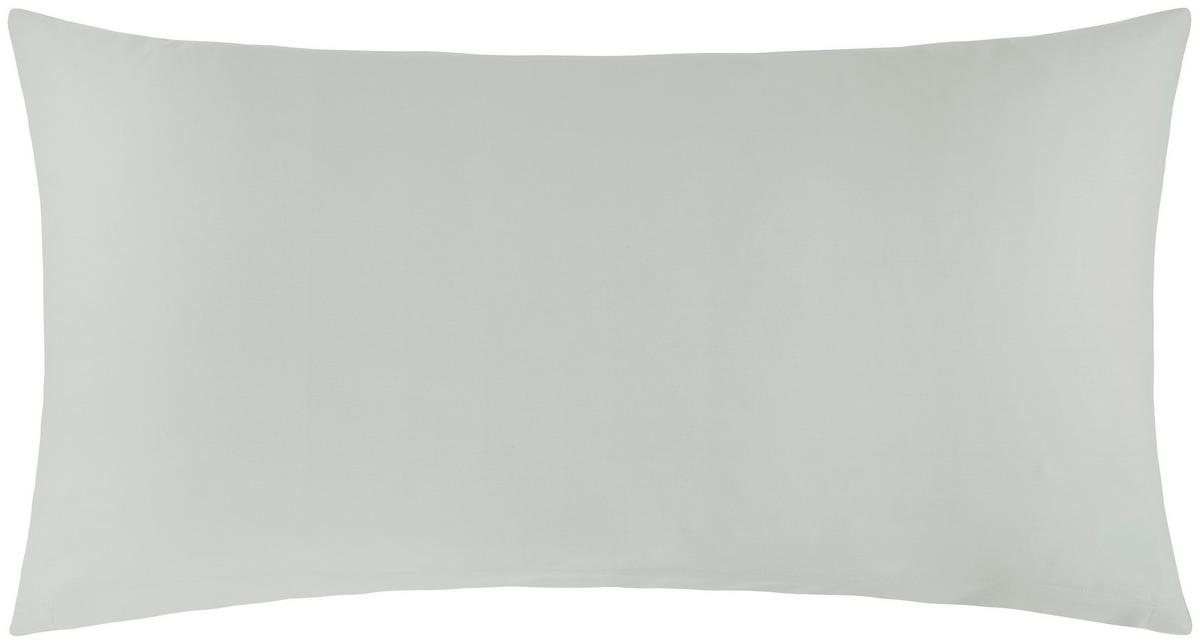Kissenhülle Bio-Lisa Uni Grün ca. 40x80cm - Grün, MODERN, Textil (40/80cm) - ecoTree