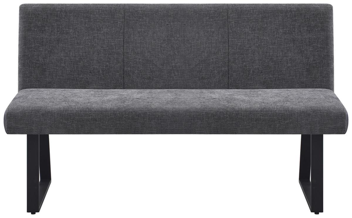 ŁAWKA CONSTANTIN  -EXKLUSIV- - czarny/szary, Konventionell, metal/tkanina (140/86/61cm) - Carryhome