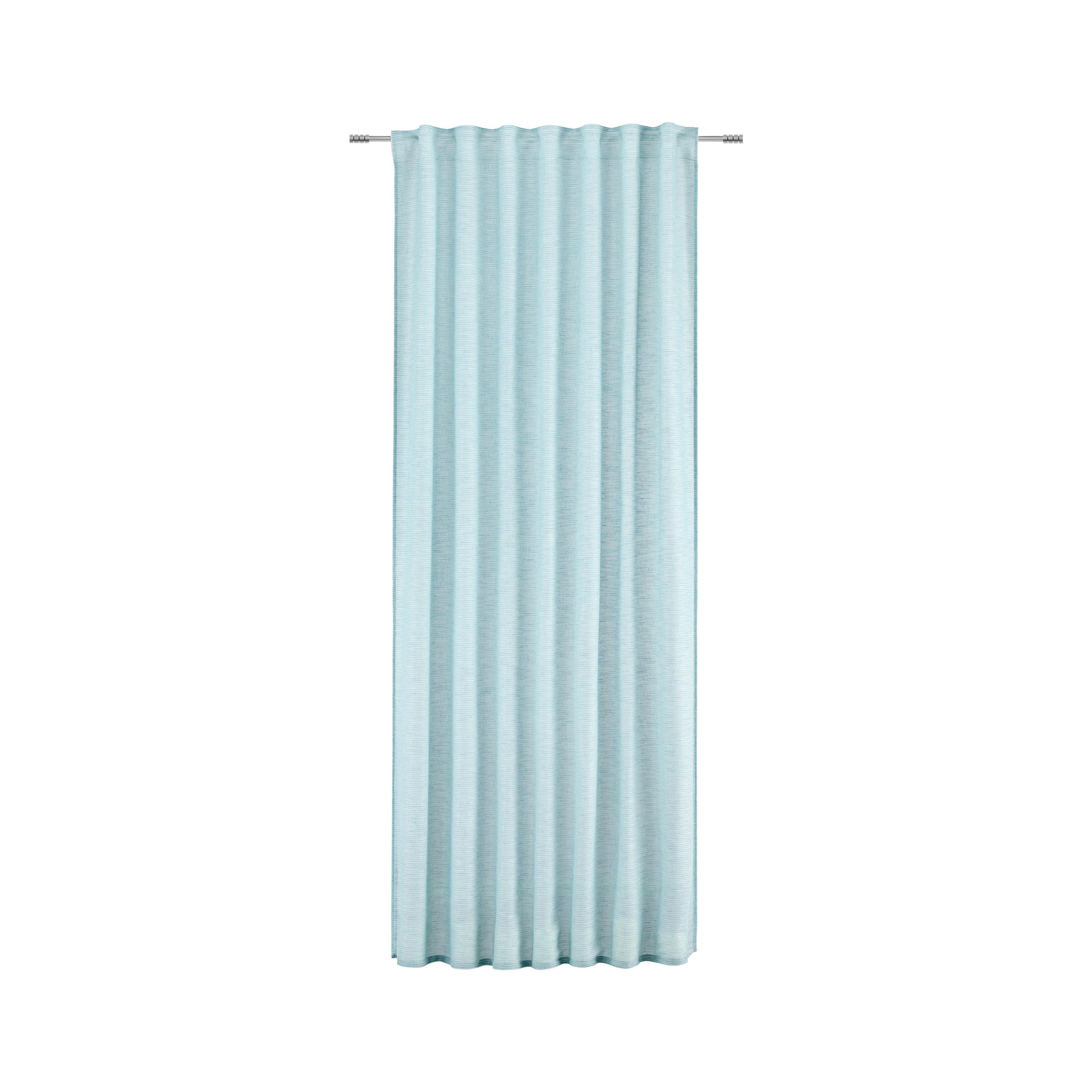 Fertigvorhang Eva in Jadegrün ca. 140x255cm - Jadegrün, Romantik / Landhaus, Textil (140/255cm) - Premium Living