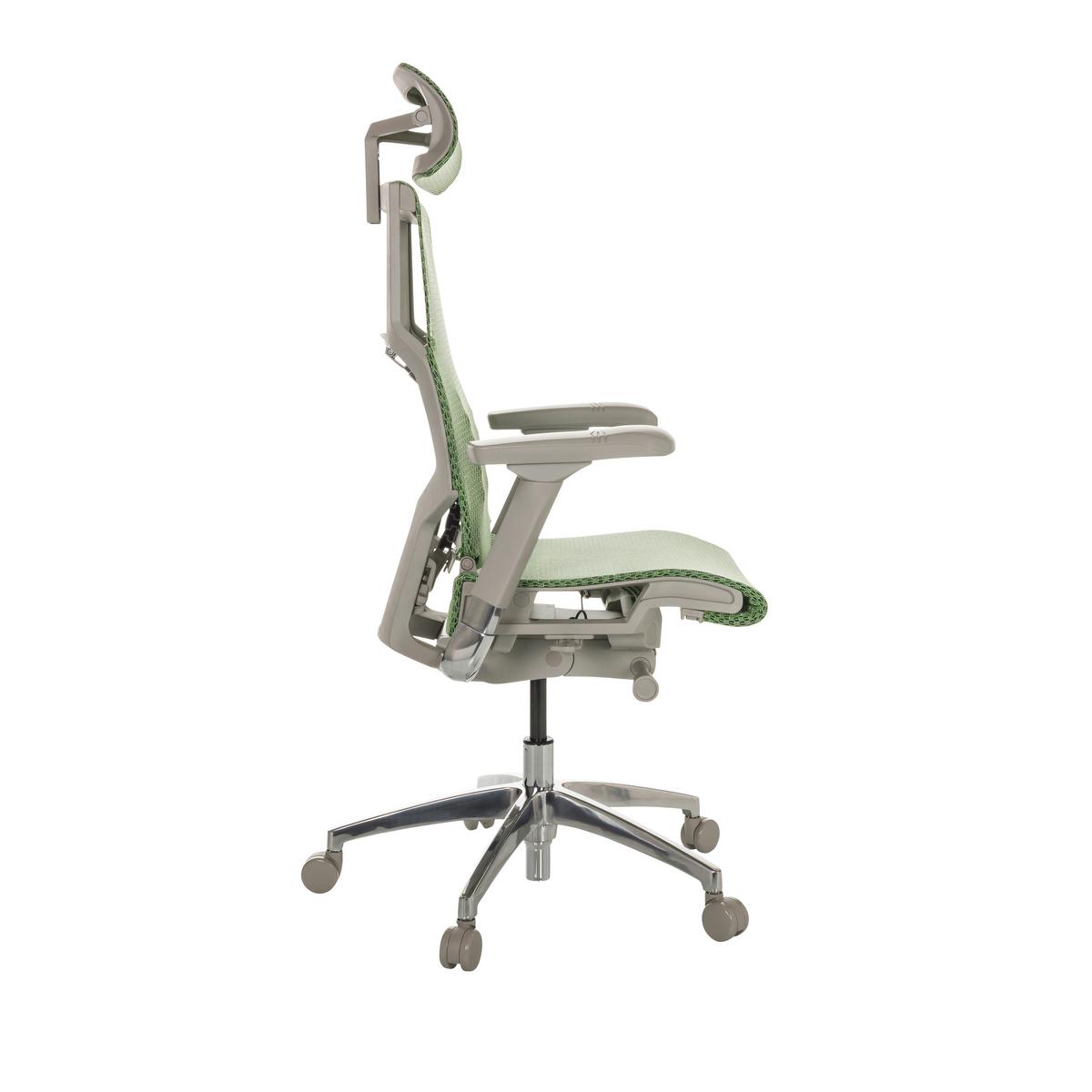 Pisarniški Stol Dynafit Ii G, Zelena - zelena/barve aluminija, Basics, kovina/umetna masa (67/119-135/60cm) - MID.YOU
