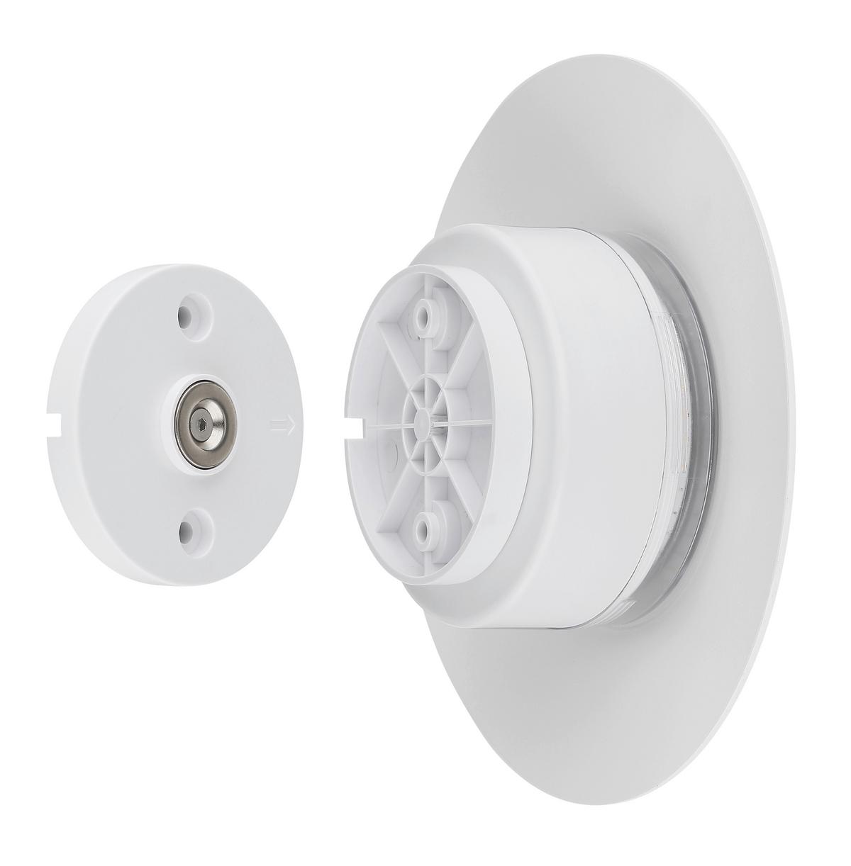 LED-Tischleuchte Kyler Weiß max. 3 Watt - Weiss, Design, Kunststoff/Metall (18/30cm) - Globo