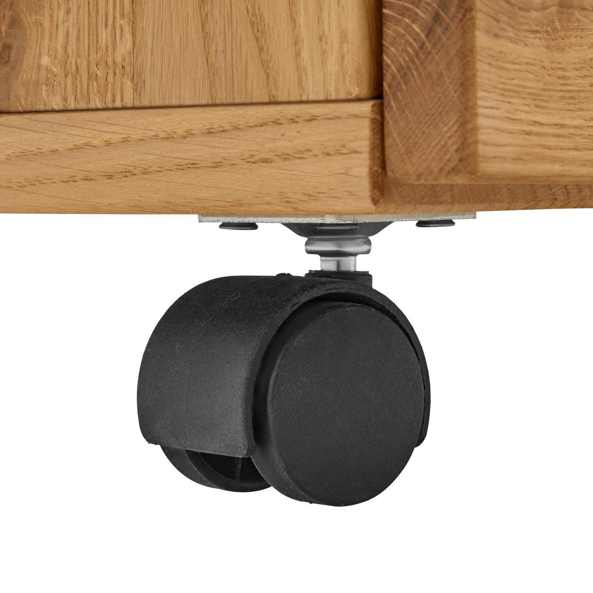 Rollcontainer Albero Naturfarben - Naturfarben, MODERN, Holz (40/59,3/62cm) - Premium Living