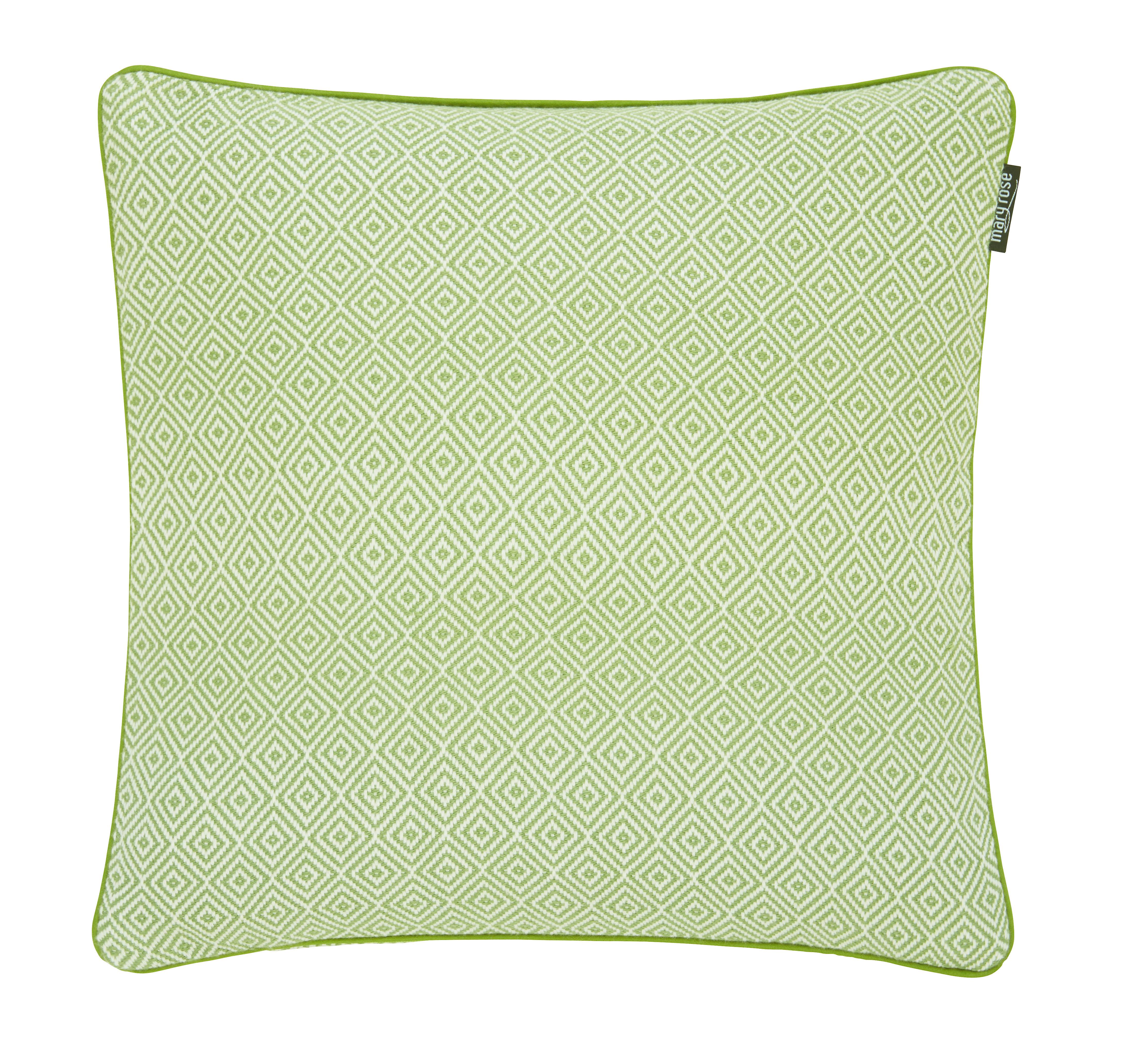 Zierkissen GWYN in Hellgrün ca. 40x40cm - Hellgrün, MODERN, Textil (40/40cm) - Mary's