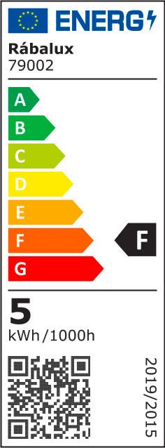 LED Fényforrás 5w E14 - Basics, műanyag/fém (3.7/11/3.7cm) - Rabalux