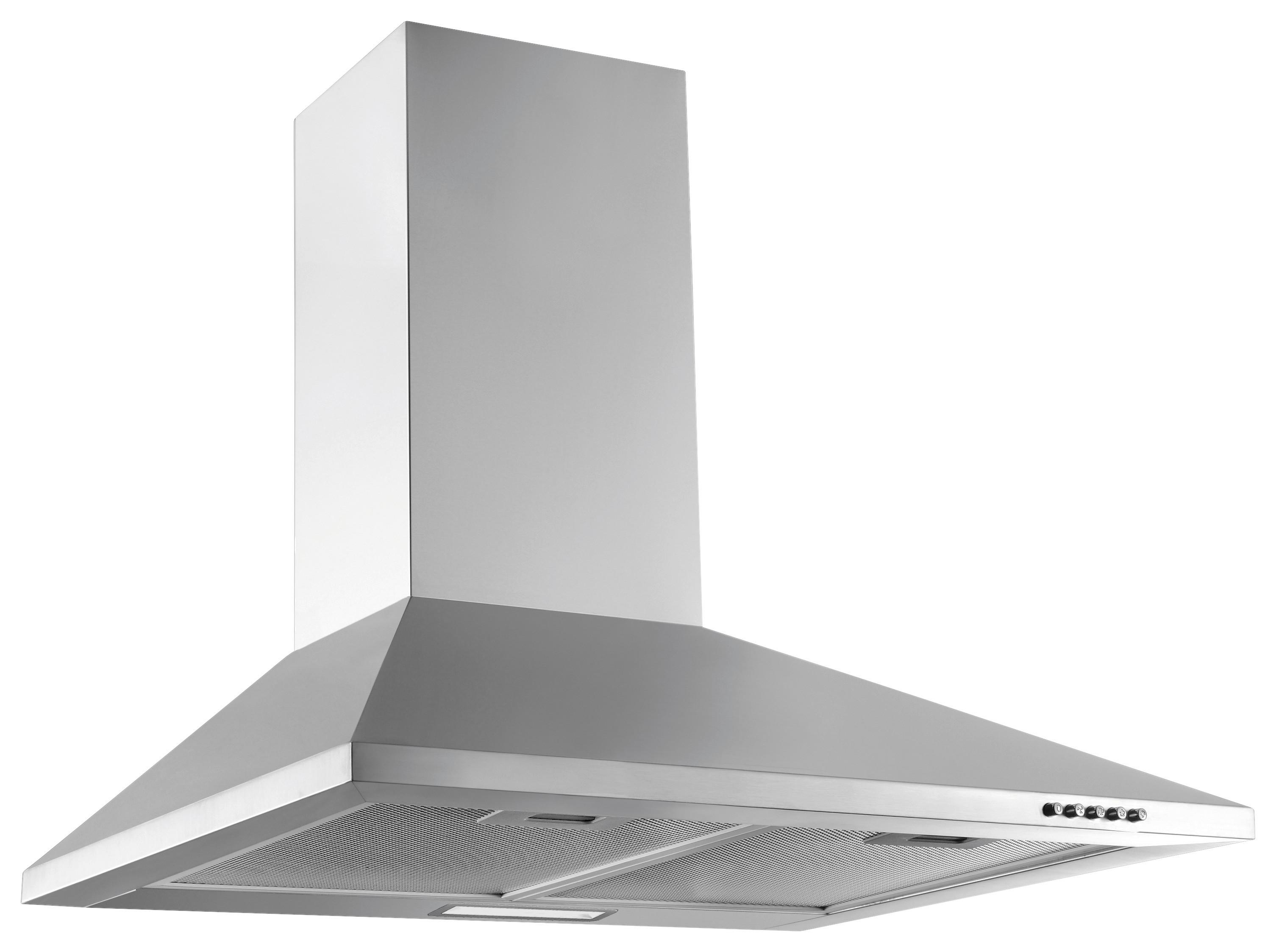 OKAP KUCHENNY 6091H - kolor stalowy, Basics, metal (60/96/48cm) - PKM