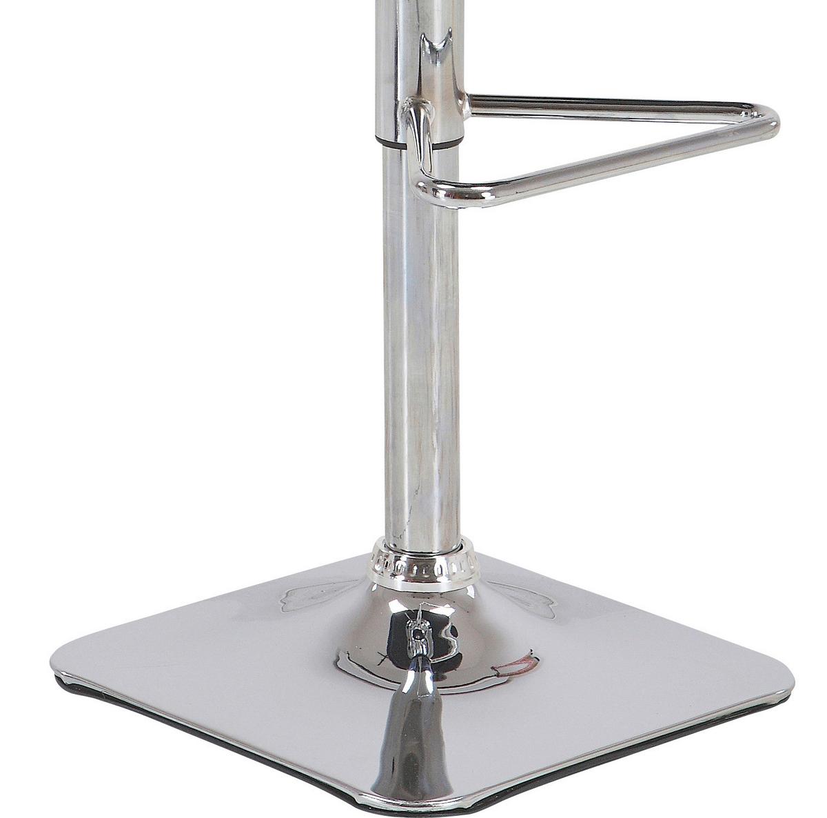 Barski Stol Martin, Črna - barve kroma/črna, Moderno, kovina/tekstil (55/89-110/53cm) - Mömax
