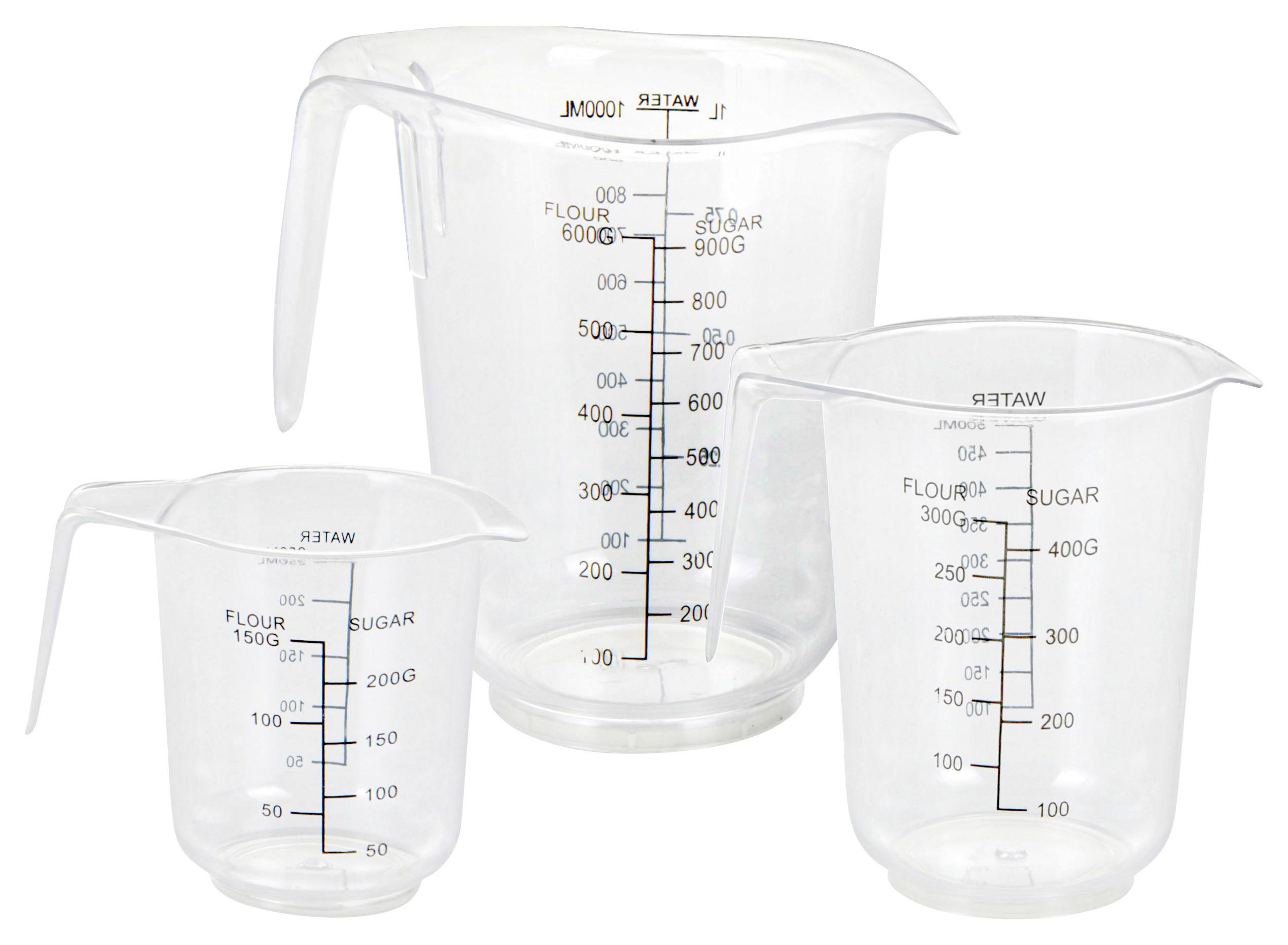 Set Merilnih Posodic Anneliese - prosojno, Konvencionalno, umetna masa (15/16/12,5cm)