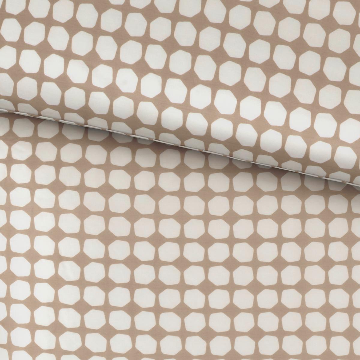 Bettwäsche Bio-Lisa in Beige in ca. 135x200cm - Beige, MODERN, Textil (135/200cm) - ecoTree