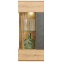 Vitrină suspendată LIMIT - Modern, sticlă/material pe bază de lemn (53/125/35cm) - Modern Living