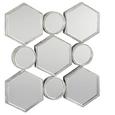 Spiegel in Silber antik ca. 88/85,5/6,5 cm 'Beni' - Silberfarben, MODERN, Glas/Holzwerkstoff (88/85,5/6,5cm) - Bessagi Home Spiegel in Silber antik ca. 88/85,5/6,5 cm 'Beni' - Silberfarben, MODERN, Glas/Holzwerkstoff (88/85,5/6,5cm) - Bessagi Home