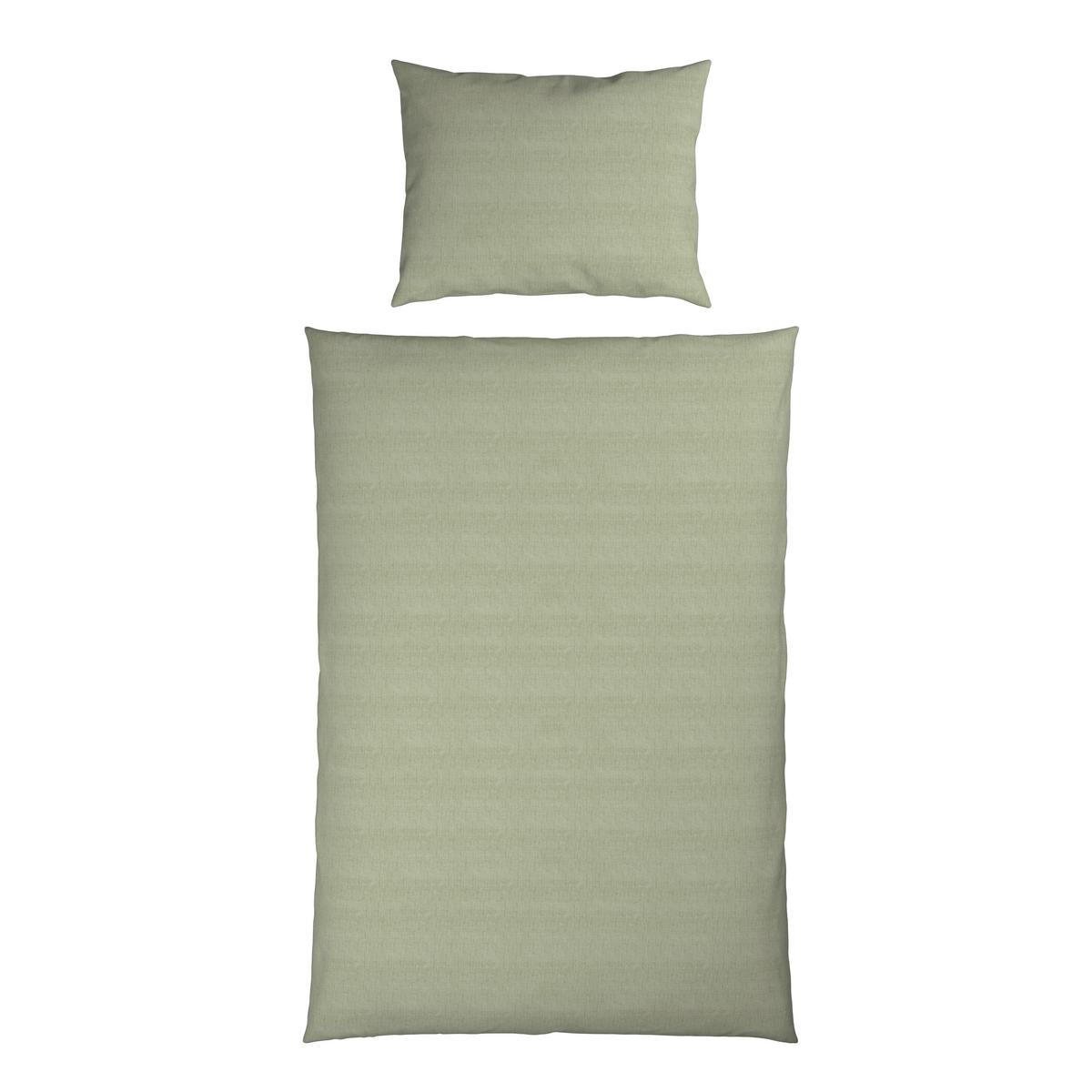 Lenjerie de pat Ty cca. 140x200/50x70 cm - verde salvie, textil (200/140cm) - Mömax