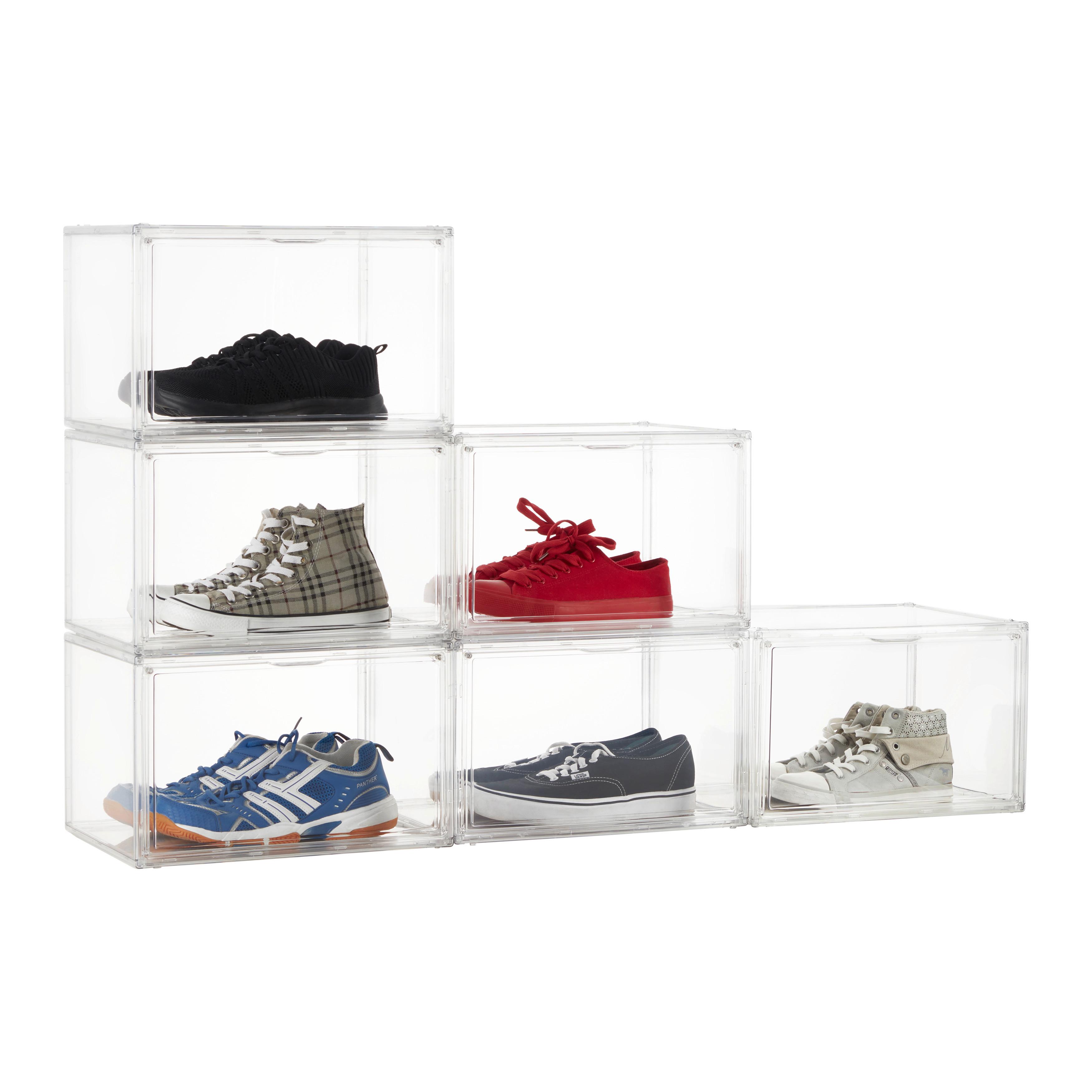 SCHUHBOX LARISSA -EXT- - Klar, KONVENTIONELL, Kunststoff (36/23/27cm) - Modern Living