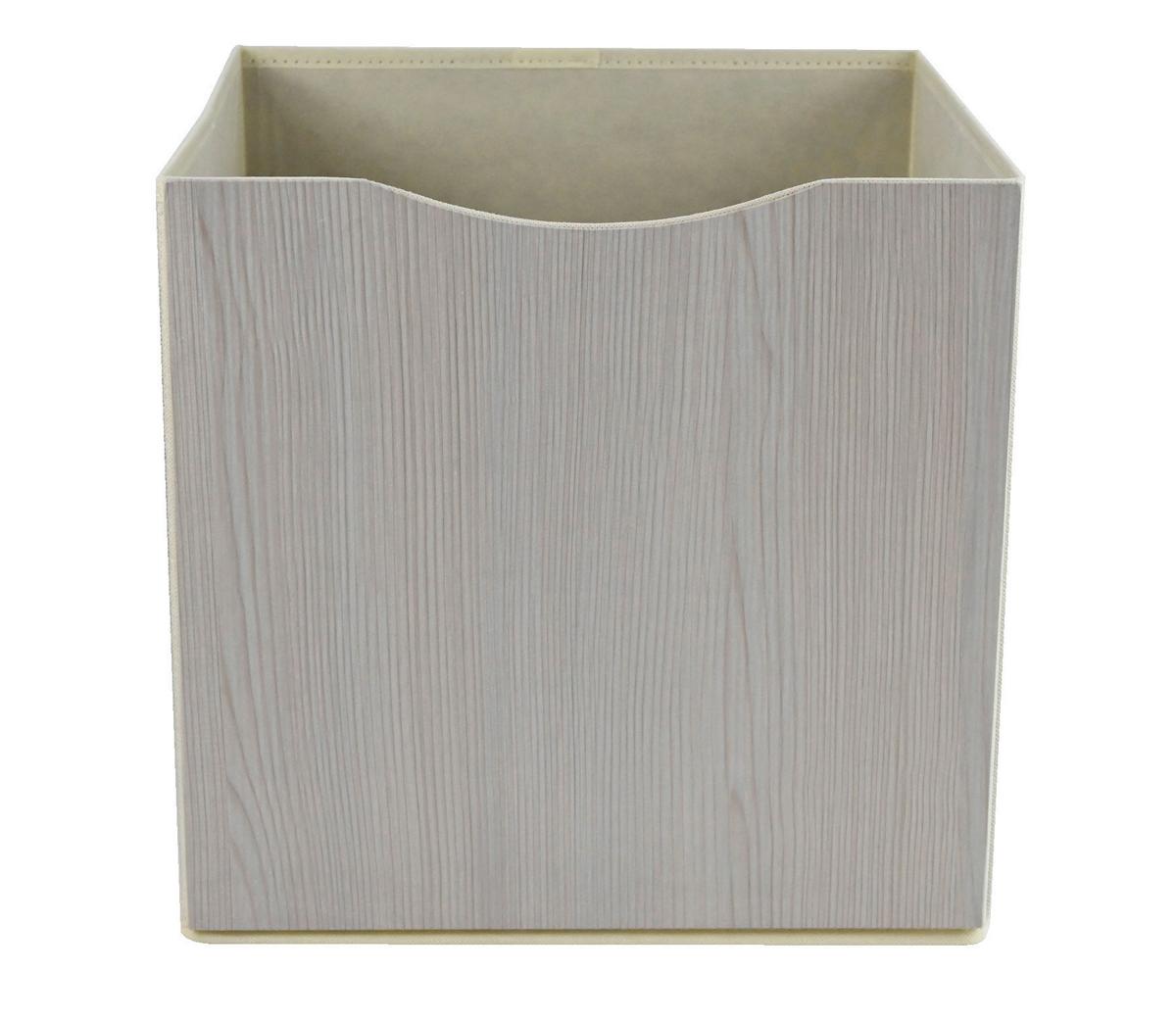 ZLOŽLJIV ZABOJ BETTY - krem barve, Konvencionalno, tekstil/leseni material (33/33/32cm) - Mömax