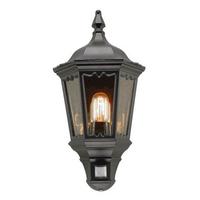Kültéri Falilámpa Md7-Pir-Black - fekete, Konventionell, üveg/fém (49,5/26/14cm) - Elstead Lighting