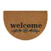DÖRRMATTA WELCOME HALBRUND - sandfärgad, Modern, naturmaterial (40/60cm) - Modern Living