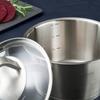 Kochtopf Silverline Ø ca. 16cm - Klar/Edelstahlfarben, KONVENTIONELL, Glas/Metall (16/9,5cm) - Gourmesto