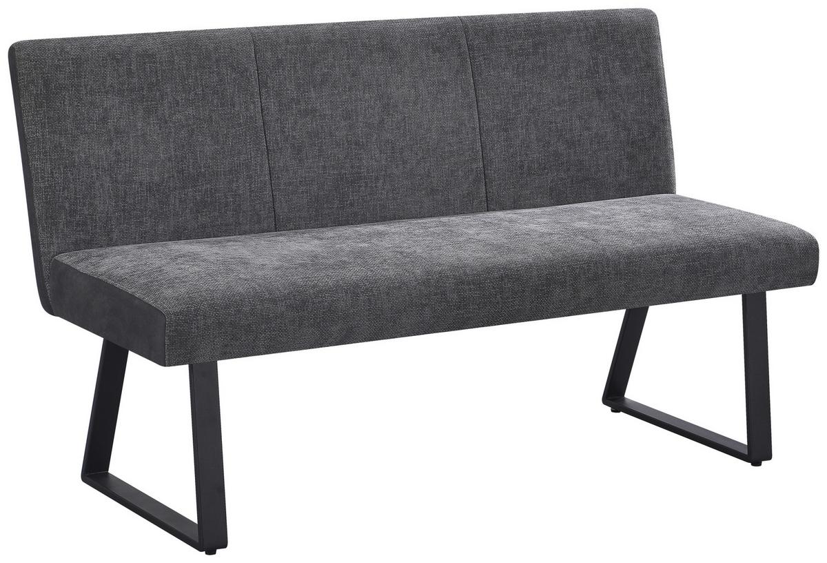 ŁAWKA CONSTANTIN  -EXKLUSIV- - czarny/szary, Konventionell, metal/tkanina (140/86/61cm) - Carryhome