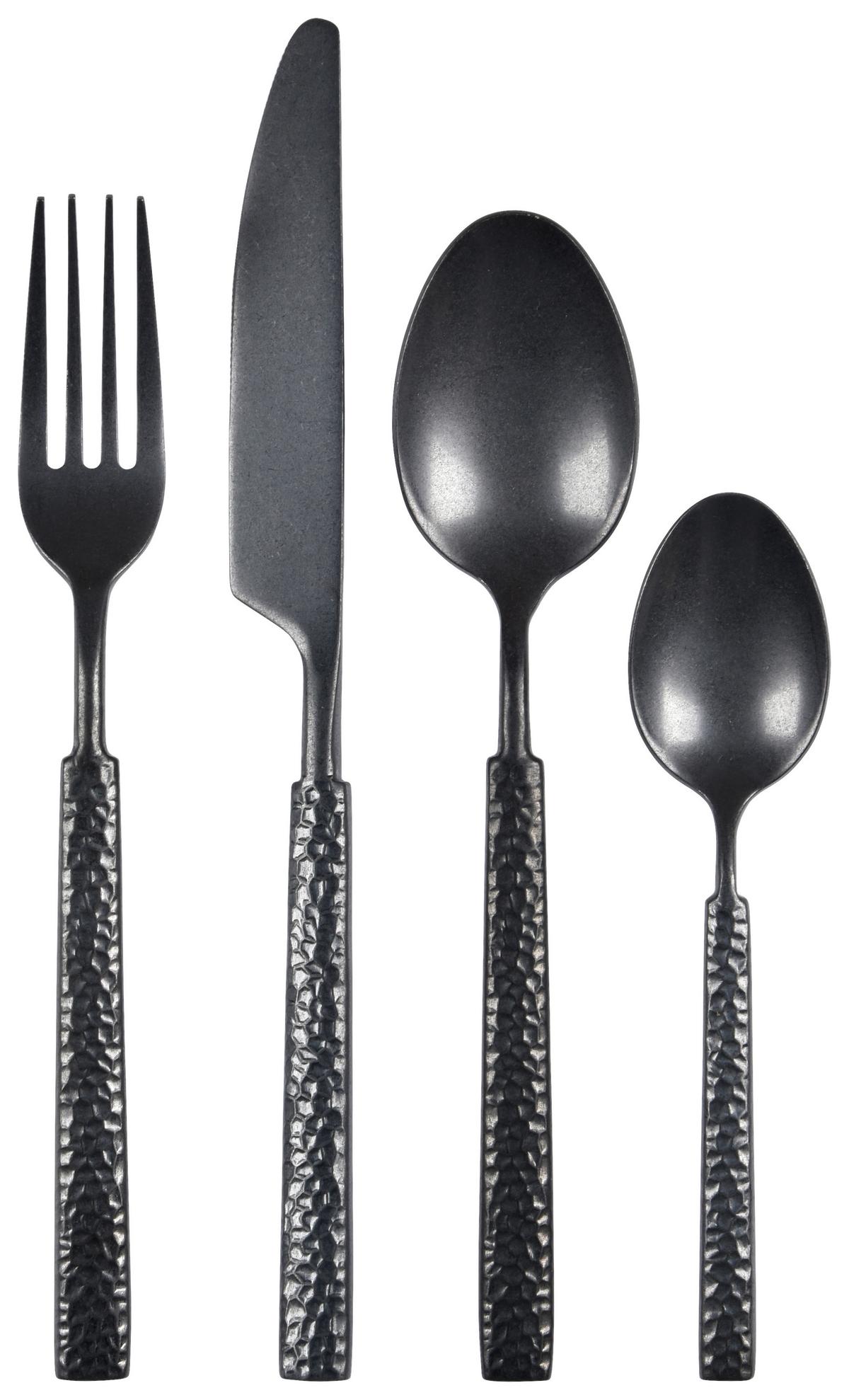 Evőeszközkészlet Centurio - fekete, Modern, fém - Premium Living