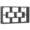 Stenski Regal Opila, Antracit - antracit, Moderno, leseni material (85/48/16cm) - MID.YOU