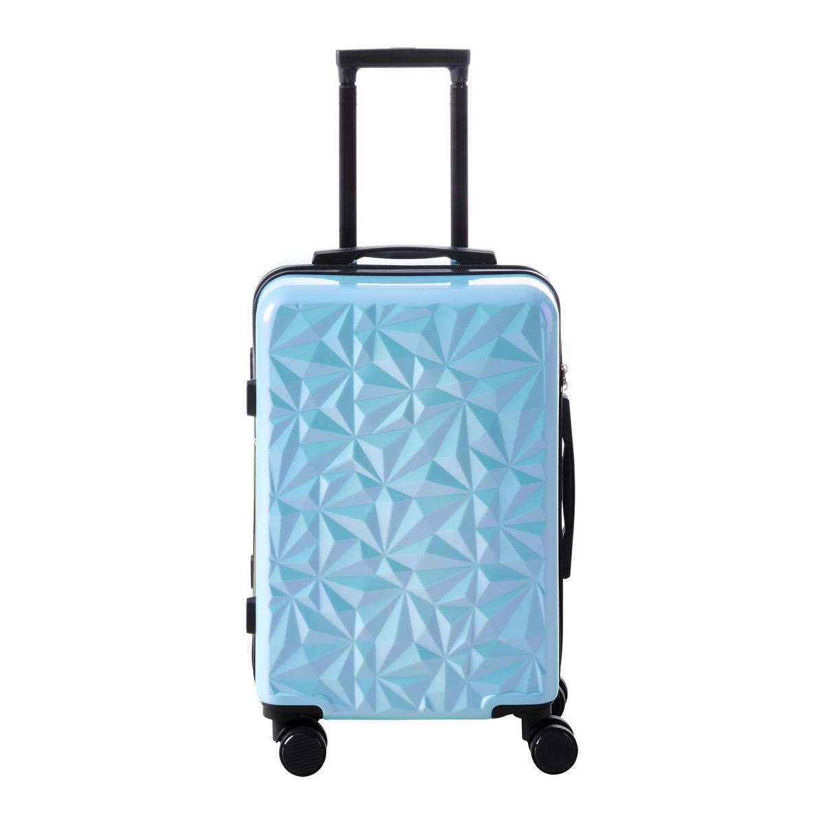 Reisekofferset Lissabon Blau, 3-teilig - Blau, KONVENTIONELL, Kunststoff/Textil - Mömax