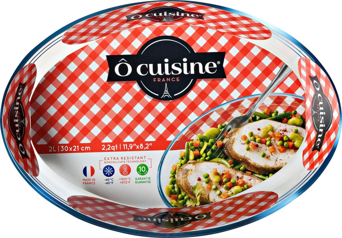 Hőálló Sütőtál Ovális - Üveg (30/21cm)