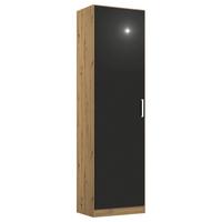 Dulap Usi Rotative Berlin - stejar Artisan/gri, Modern, material pe bază de lemn (46/210/54cm) - Modern Living