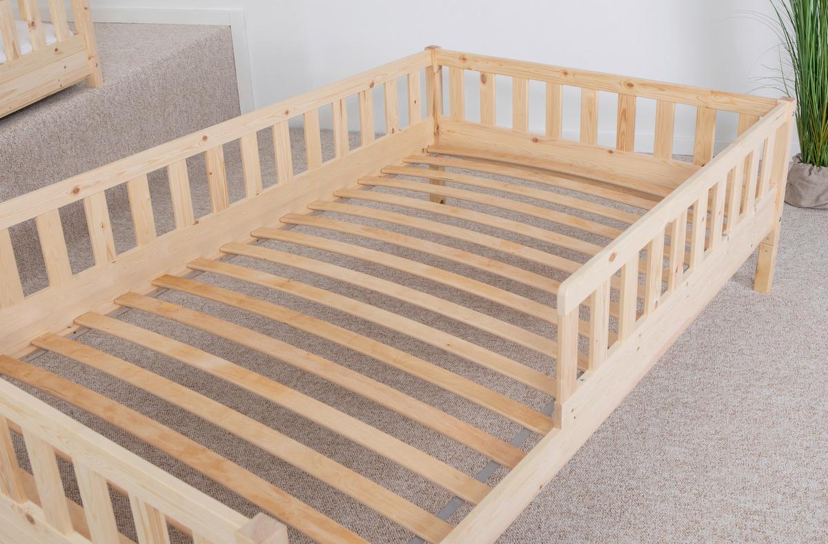 Kinder-/Jugendbett Duo ca. 120x200 cm Kiefer massiv - Naturfarben, MODERN, Holz (120/200cm) - MID.YOU
