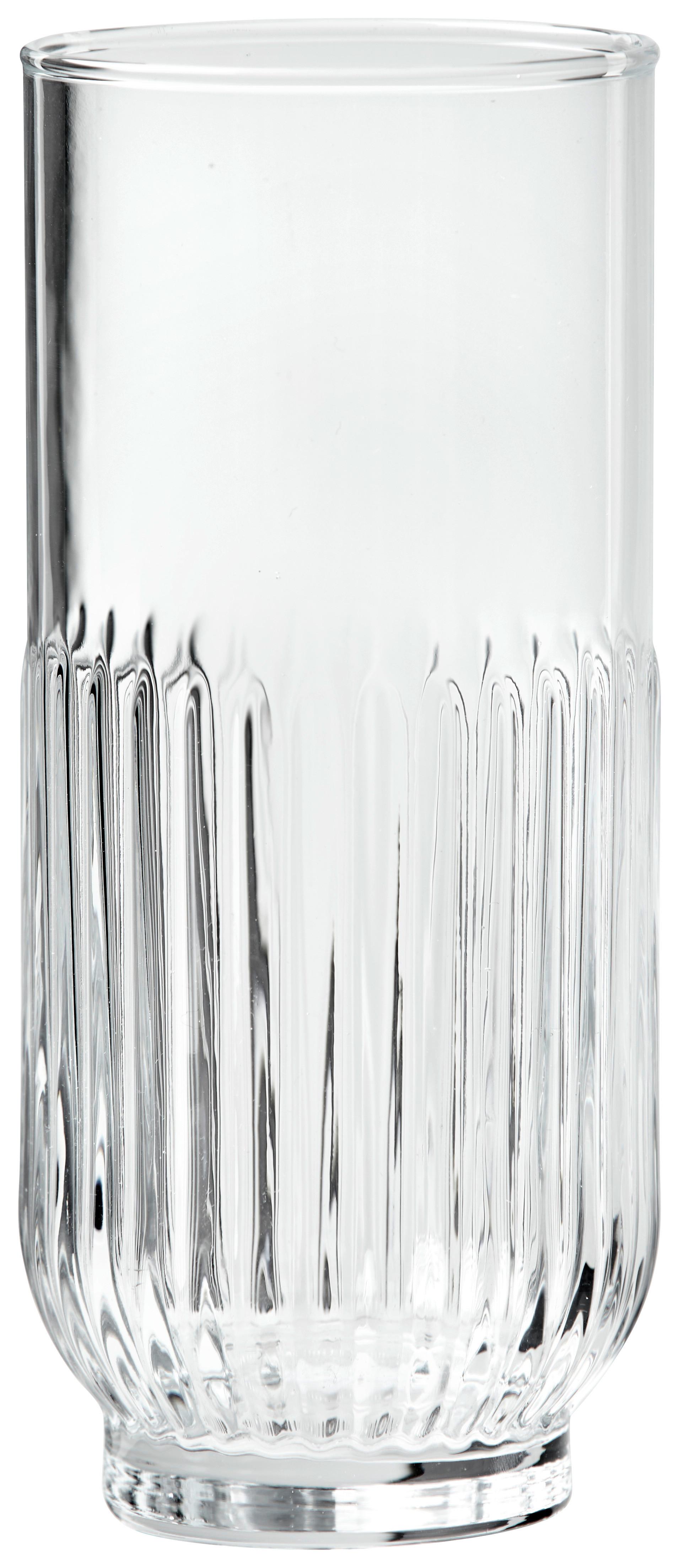 Longdrinkglas Skye in Klar ca. 395ml - Klar, KONVENTIONELL, Glas (6,5/15cm) - Modern Living