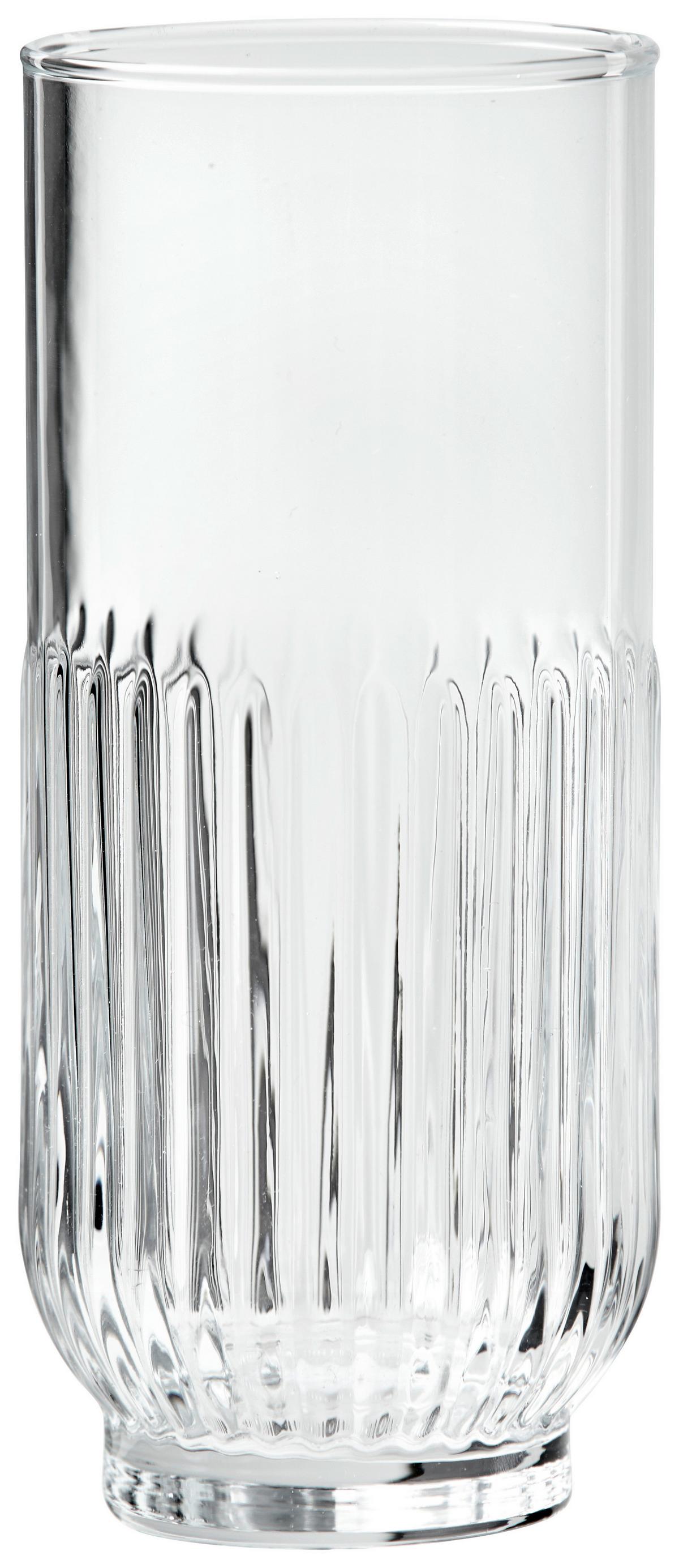 Longdrinkglas Skye in Klar ca. 395ml - Klar, KONVENTIONELL, Glas (6,5/15cm) - Modern Living