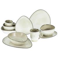 Kombiservice  Cloudy in Sandfarben, 10-teilig - Sandfarben, Trend, Keramik (34/29,5/36cm) - Creatable