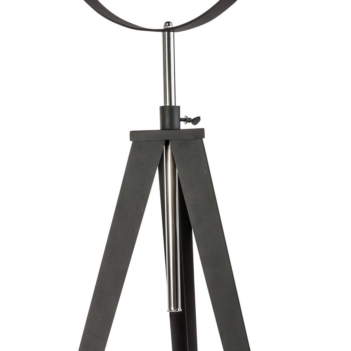 LAMPA STOJĄCA 40150145X BOWY - czarny/kolor złoty, Design, metal (63,5/168cm)