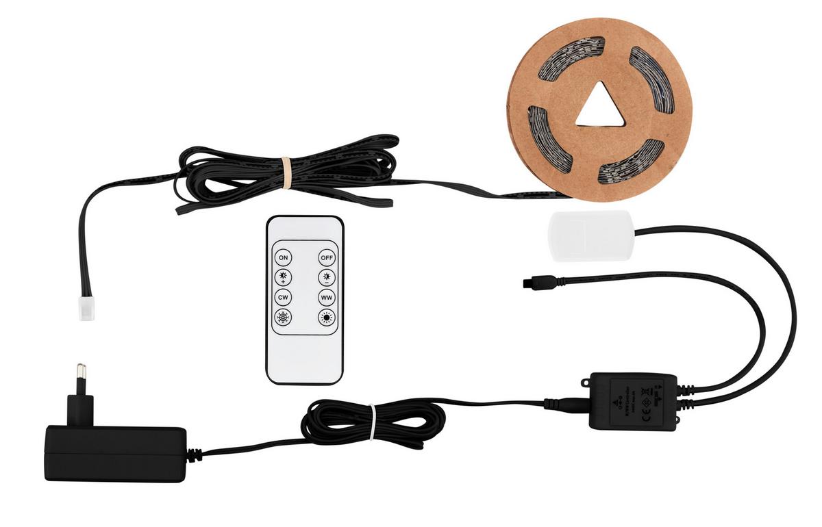 TAŚMA LED 8020294 PYP STARTER SET CCT - biały, Basics, tworzywo sztuczne (260cm) - Briloner