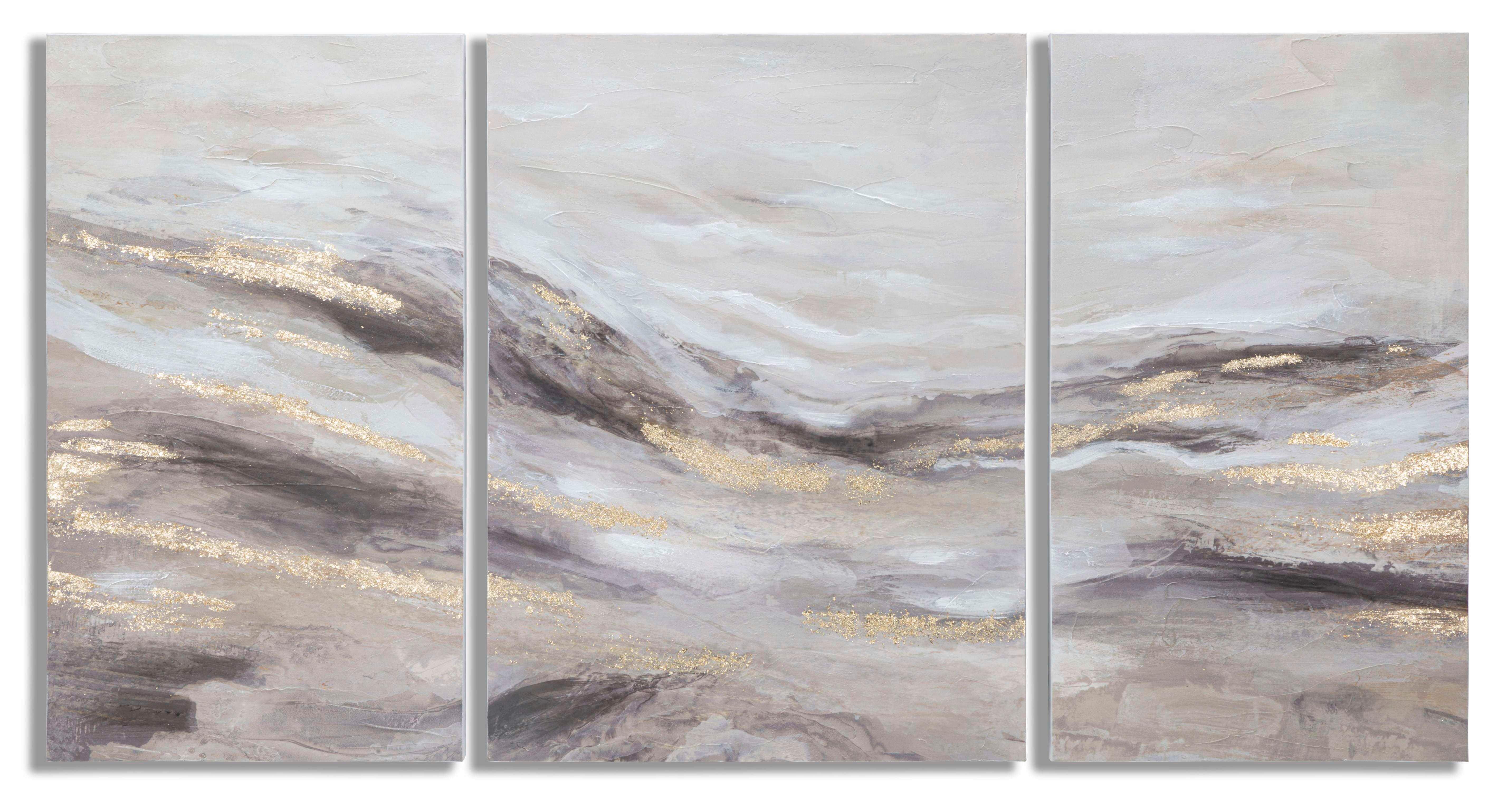 Leinwandbild Multicolor ca. 150x80cm - Multicolor, Basics, Holz/Textil (150/80/2.7cm)