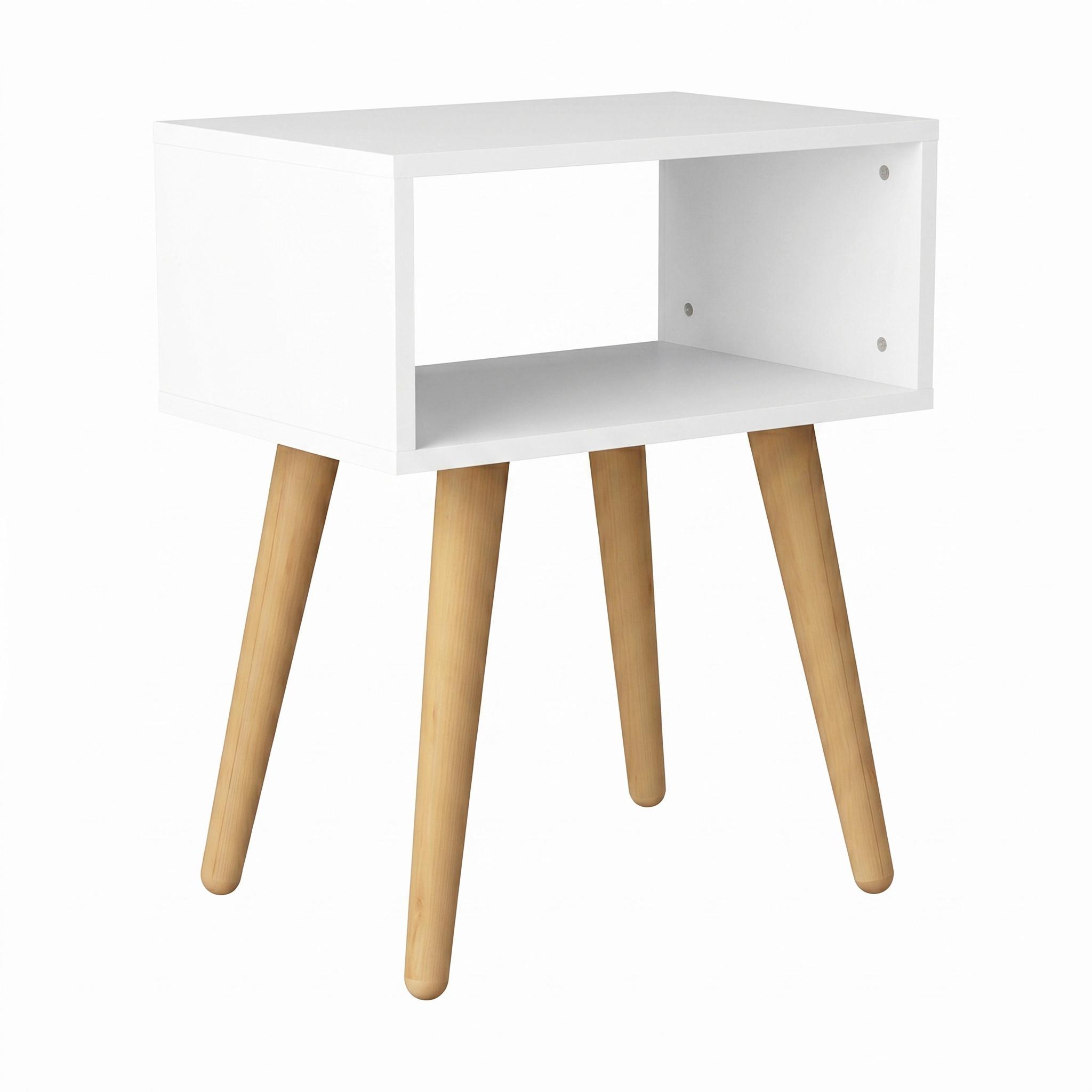 Nachttisch Singol "m" - Honigeiche/Weiss, Modern, Holzwerkstoff (45/56/30cm) - Livetastic