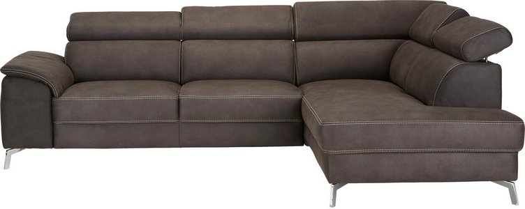 Wohnlandschaft In Anthrazit Mit Kopfstutzen Online Kaufen Momax